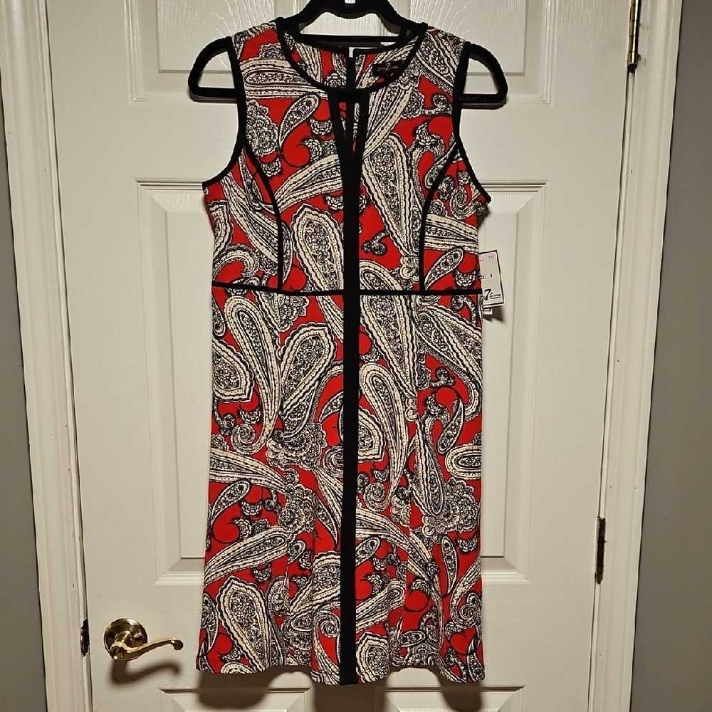Phase Seven Sleeveless Paisley Dress